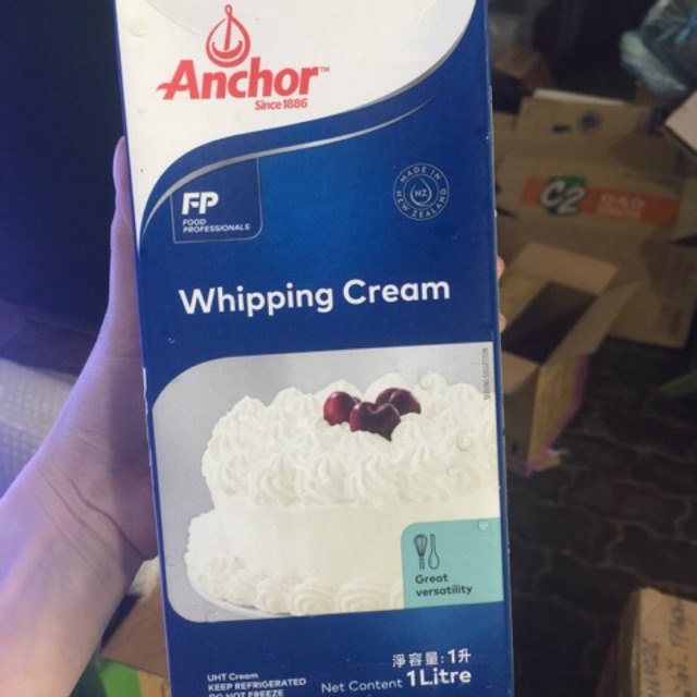 Whinpping cream achor 1 lít