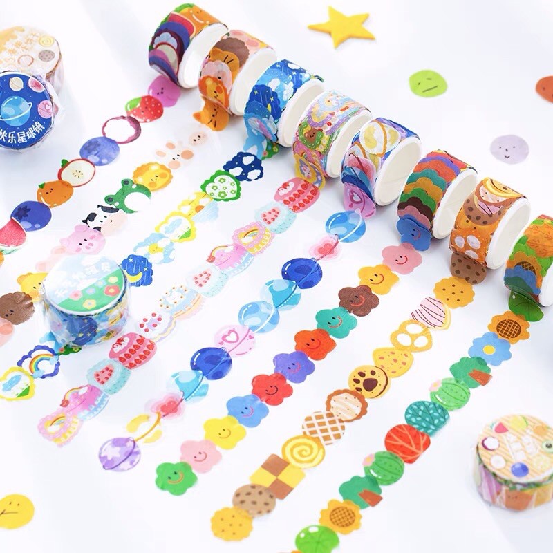 100 tấm sticker dạng cuộn