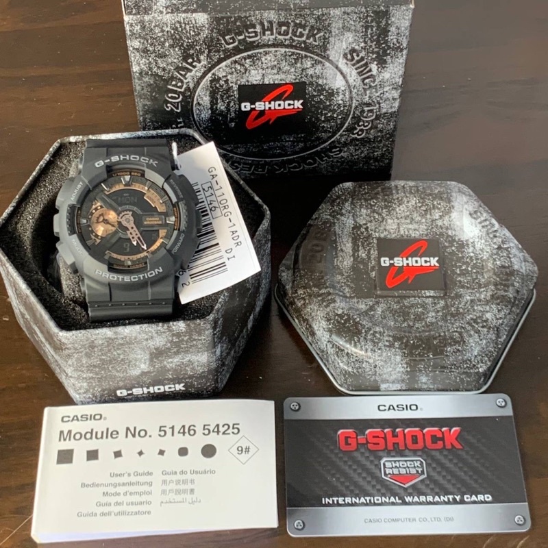 Đồng Hồ Thể Thao Nam Nữ CASIO G-Shock GA-110-RG  Chống va đập, ảnh thật, full box , Autolight , chống nước chống shock | BigBuy360 - bigbuy360.vn