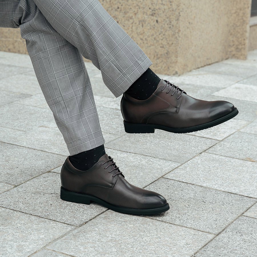 Giày Derby LAFORCE tăng chiều cao GCLA851-20-XA Tặng Tất Nam Cao Cấp