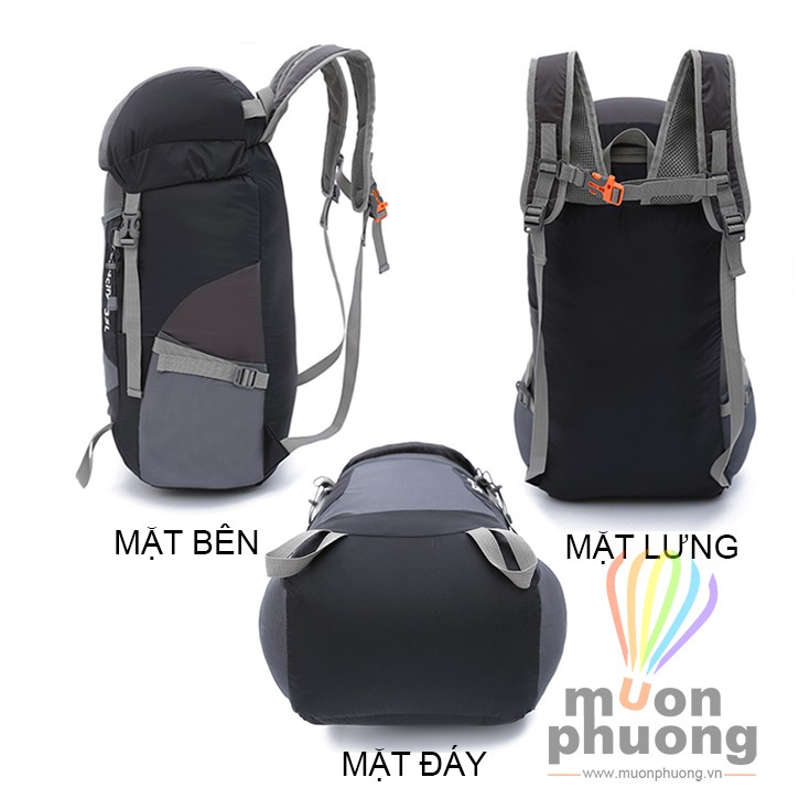 [FREESHIP 70K] Balo du lịch - Balo dã ngoại - Balo Trekking - chống nước xếp gọn - [MUÔN PHƯƠNG SHOP]