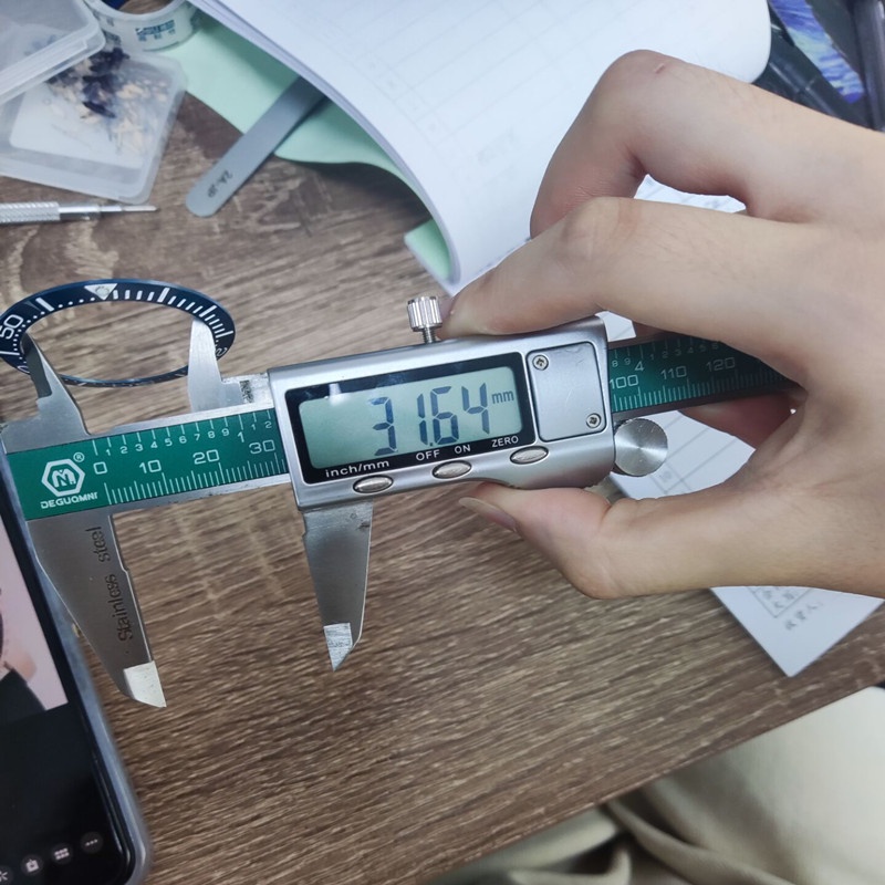 Vòng Đệm Bằng Sứ Đường Kính Trong 40MM 31.5MM Thay Thế Cho Đồng Hồ Đeo Tay Omega Seamaster