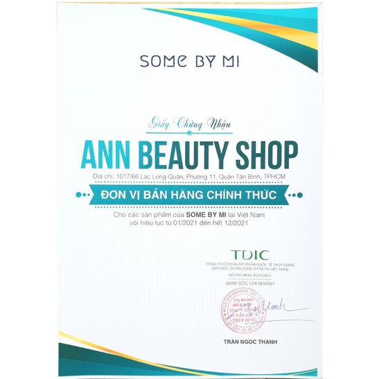 Kem Chống Nắng Some by mi Truecica Mineral Calming Tone up Suncream SPF50+/PA++++