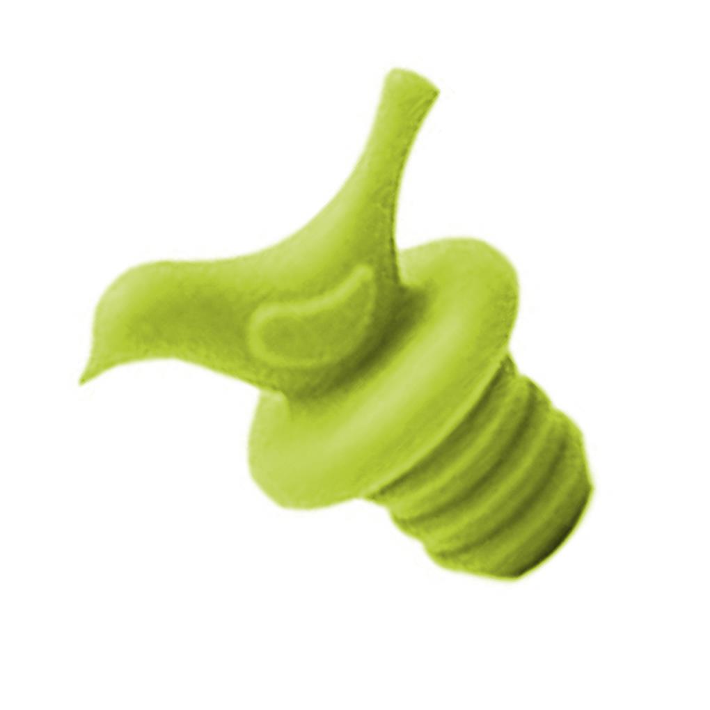 Bộ Nút Đậy Chai Rượu Vang Bằng Silicone Hình Động Vật Hoạt Hình