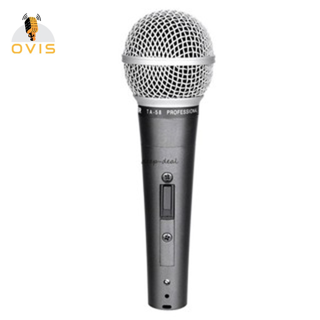 Takstar TA-58- Micro Karaoke Cầm Tay Độ Sắc Nét Âm Thanh Cao cho Gia Đình