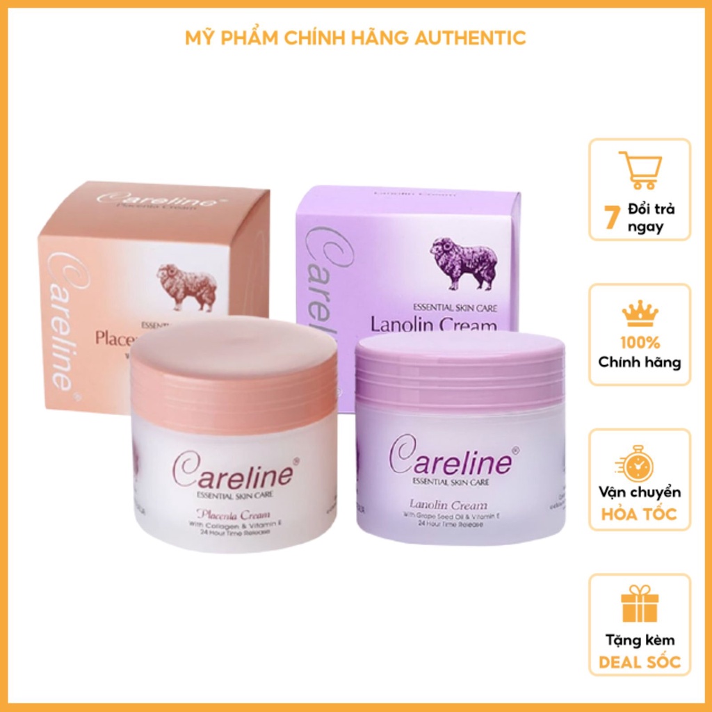 Kem Dưỡng trắng Da Nhau Thai Cừu Careline của Úc