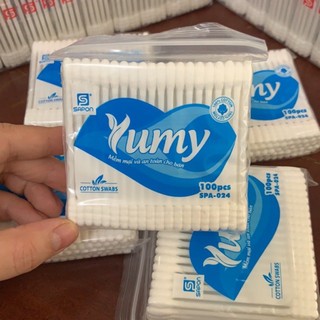combo 2 gói bông tăm yumy ( 200 chiếc)