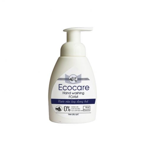 Nước Rửa Tay Bồ Hòn Hữu Cơ ECOCARE 250g - Sạch khuẩn, chăm sóc da tay, tinh dầu khử mùi