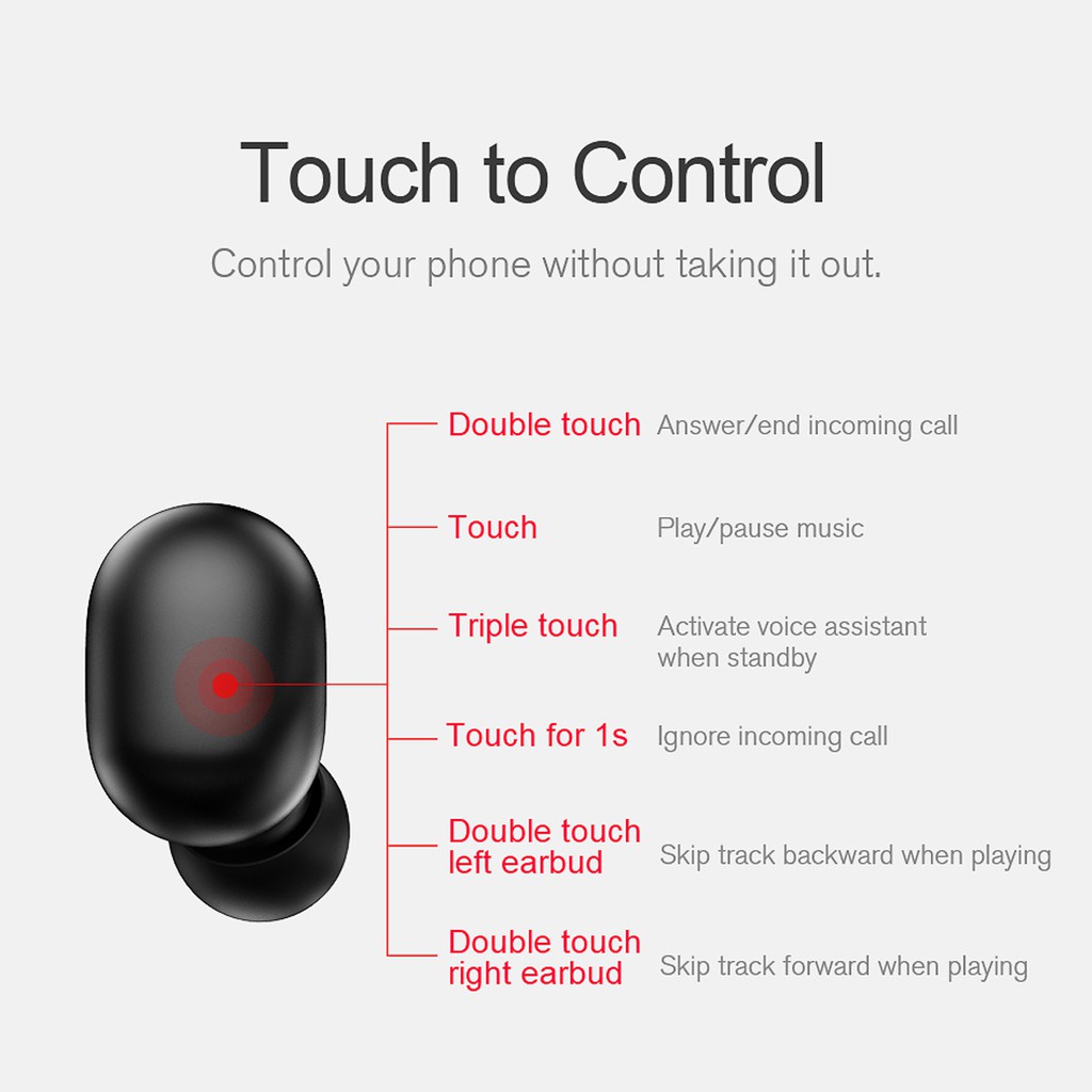Xiaomi Youpin Tai Nghe  Haylou Gt1 Tws Không Dây Bluetooth 5.0 Hifi Cảm Ứng Thông Minh Cuộc Gọi Song Phương Khử Tiếng Ồn Dsp | BigBuy360 - bigbuy360.vn