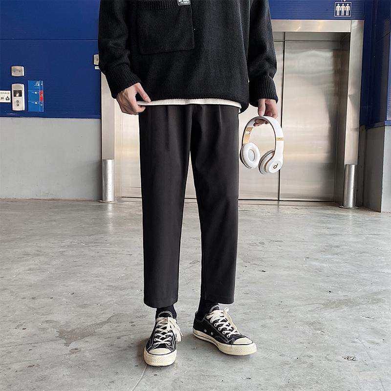 Quần Tây Âu Nam Dáng Baggy Ống Suông Công Sở Hàn Quốc JOGGER NAM 9000063C6