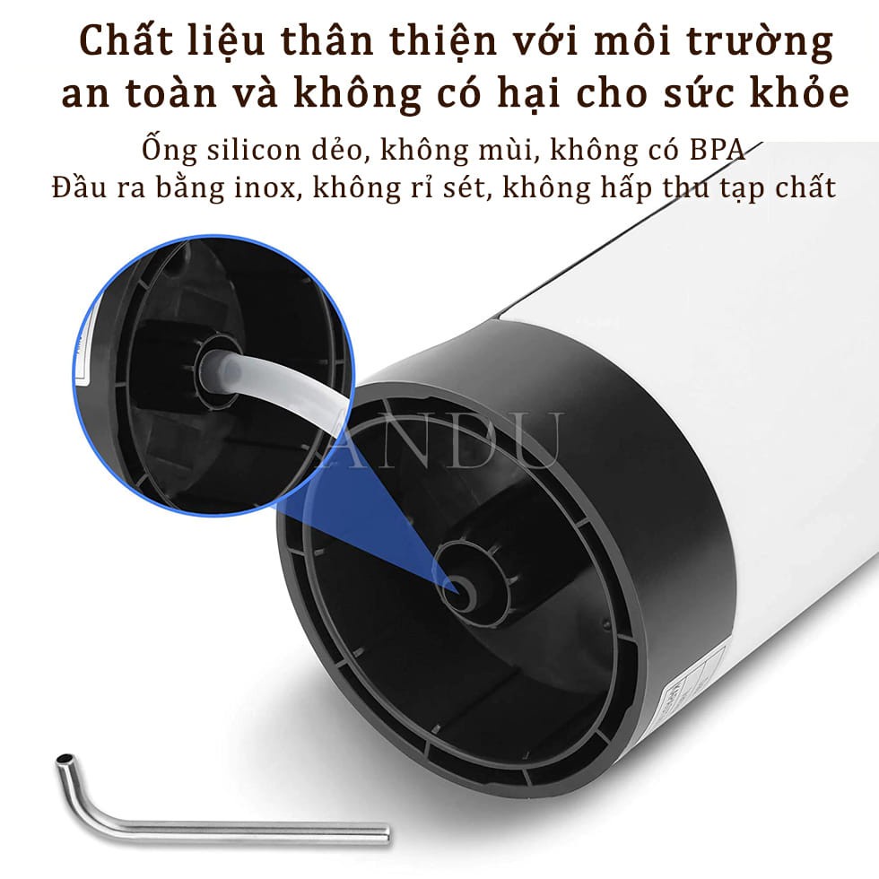 Vòi bơm nước điện tử tự động có sạc USB Máy hút nước thông minh có đèn led pin sạc