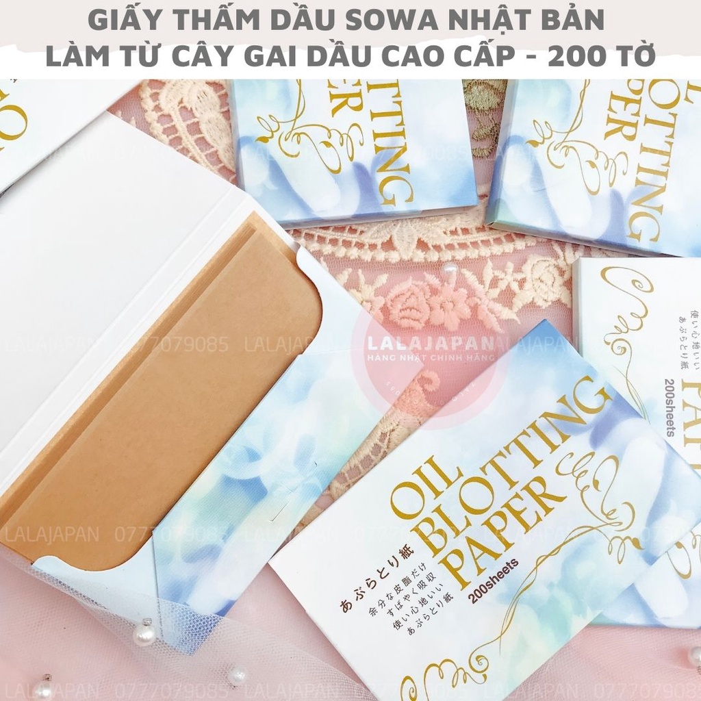 Giấy Thấm Dầu Sowa Nhật Bản 200 tờ