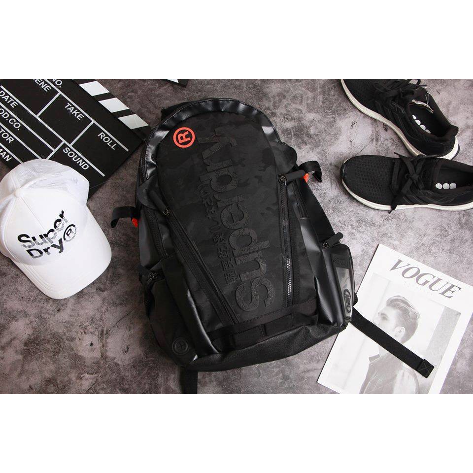 Balo Superdry Buff Tarp Camo Black