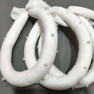 Mấn trơn đính hạt đội đầu phù dâu, cô dâu