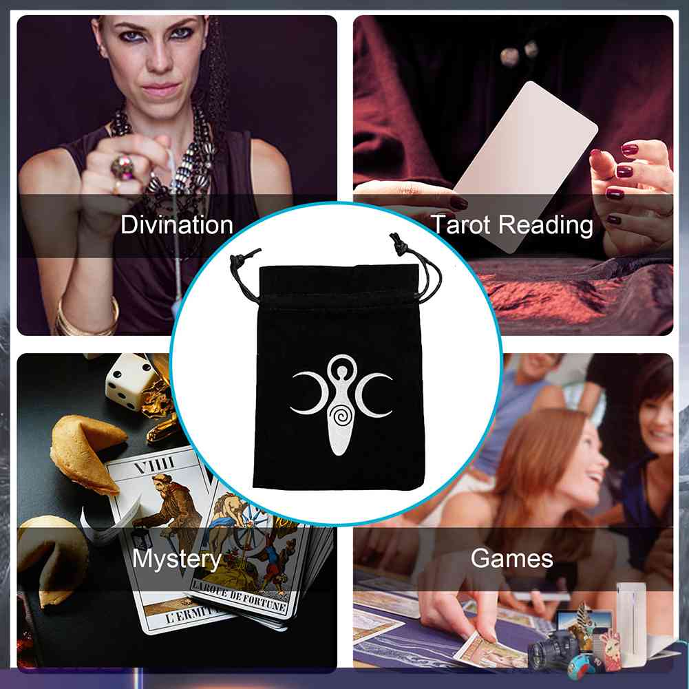 Túi Dây Rút Đựng Thẻ Bài Tarot Chất Liệu Nhung Cao Cấp