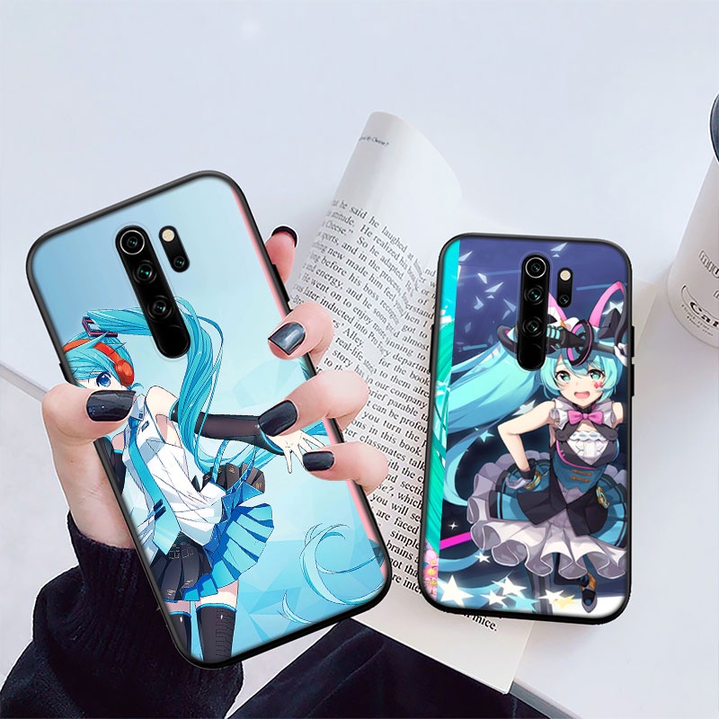 Ốp điện thoại in hình Hatsune Miku cho Xiaomi Redmi Note 8 7 Pro 10X 9A 8T 8A 8 7 UOL47