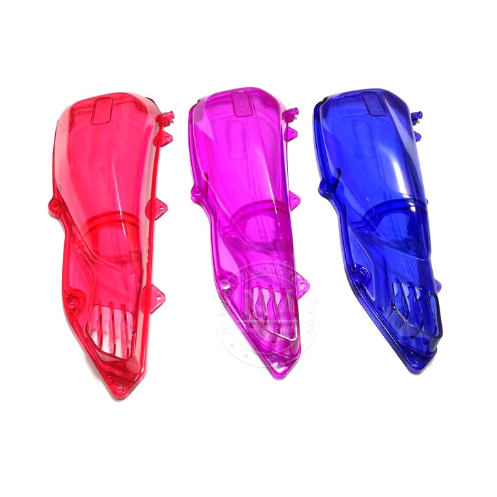 Ốp bầu lọc gió (Pô E), ốp pô Air Vision 110cc 2018, 2019 trong suốt nhựa PC Zhi.pat chính hãng