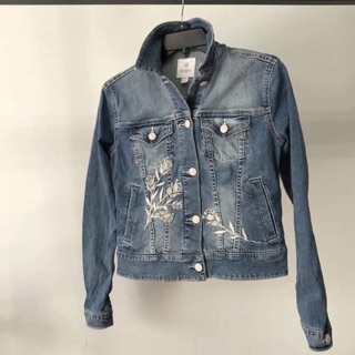 Áo khoác Denim Lularoe thêu xuất xịn