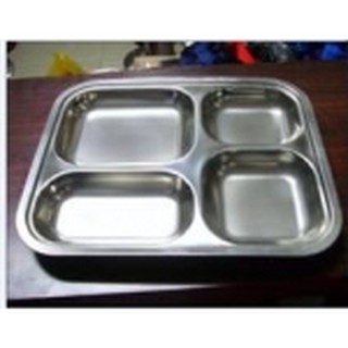 Khay cơm inox 4 ngăn cho trẻ giá rẻ
