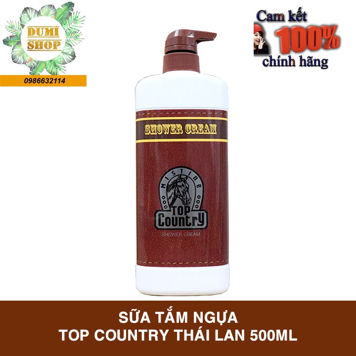 Sữa tắm ngựa Top Country Thái Lan 500ml