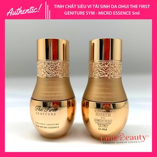 Tinh chất siêu vi ohui the first geniture sym- micro essence tái sinh dưỡng trắng da căng bóng
