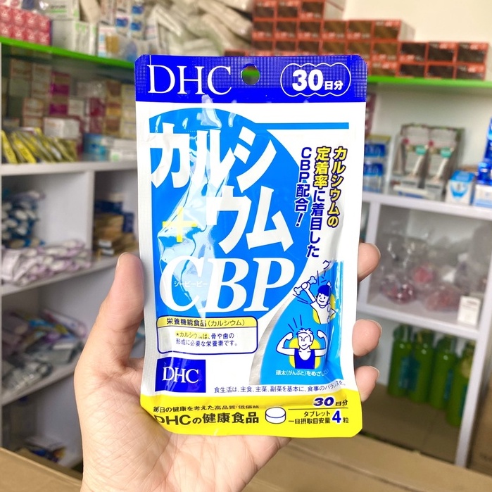 Viên Uống Bổ Sung Canxi Tăng Chiều Cao, Săn Chắc Xương DHC Calcium + CBP 120 viên/ 30 ngày