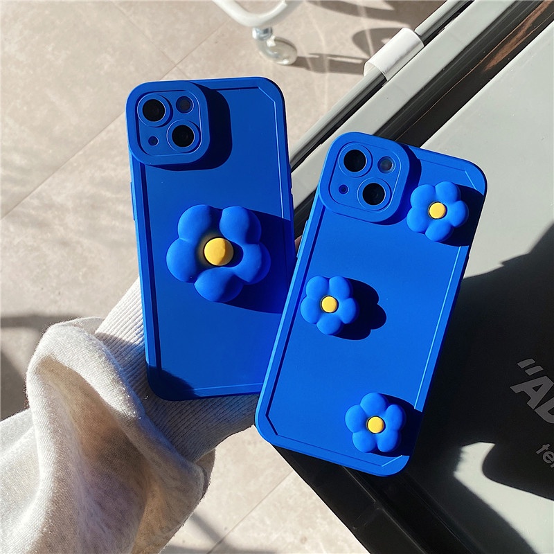 Ốp điện thoại TPU mềm họa tiết hoa chấm bi thích hợp cho IPhone 13 12 11 Pro Max XR 8 7 6 Plus