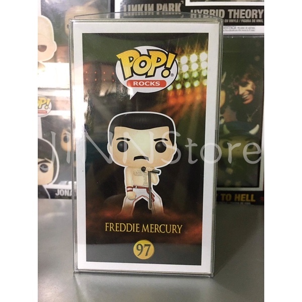 Đồ chơi mô hình JINNStore Funko Pop Rocks Queen Freddie Mercury 97 FYE độc đáo