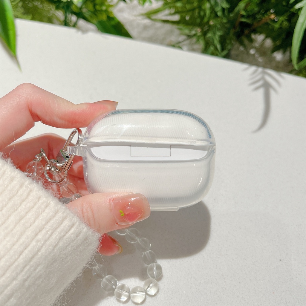 Vỏ Bảo Vệ Hộp Sạc Tai Nghe OPPO ENCO X Bằng TPU Mềm Trong Suốt Hình Gấu / Hoa 3D DIY