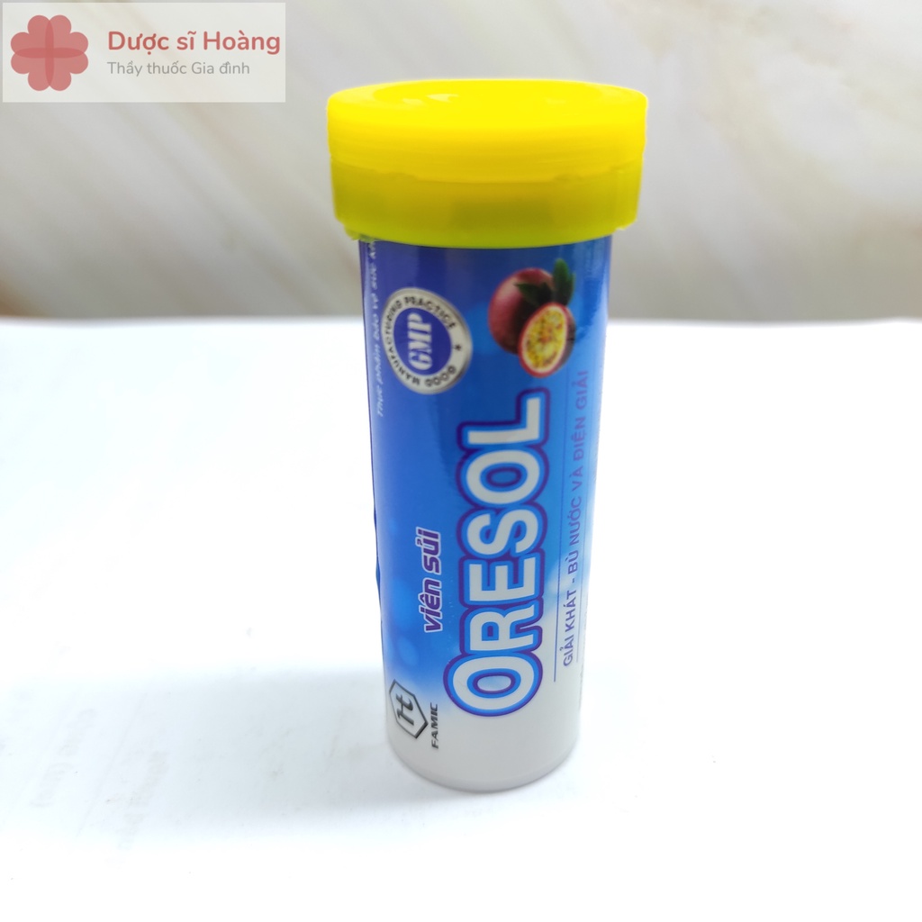 Viên sủi Oresol - Giải Khát, Bù nước và Điện giải
