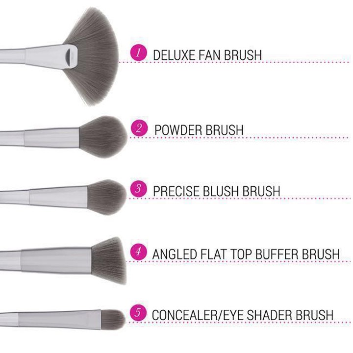 Bộ Cọ Trang Điểm Bh Cosmetics Smoke ‘n Mirrors - 10 Piece Metalized Brush Set