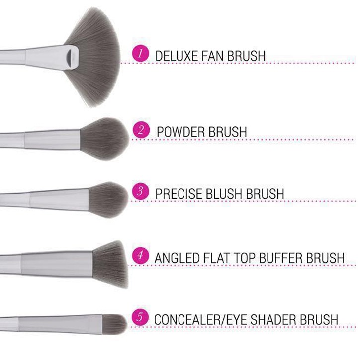 Bộ Cọ Bh Cosmetics Smoke ‘n Mirrors 10 Piece Metalized Brush Set (full box)