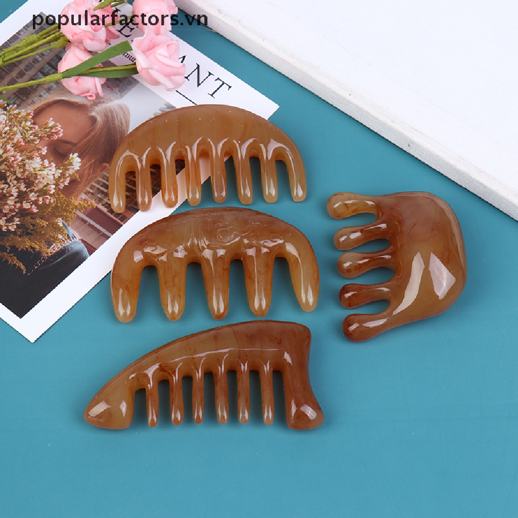 Lược Chải Tóc Mát Xa Da Đầu 1Xnatural Ox Bỏ Túi Tiện Dụng