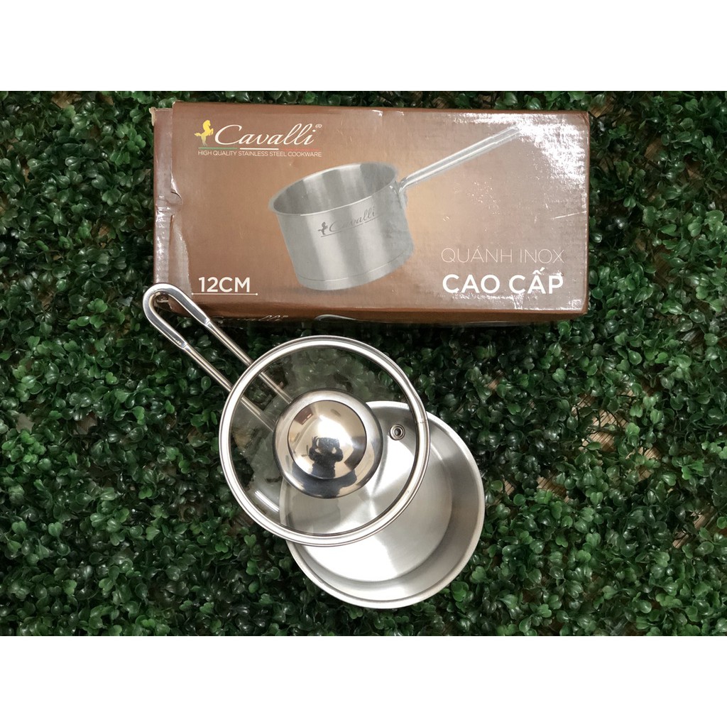 Nồi quánh nấu bột inox 3 đáy 12cm và 14 cm sản xuất theo công nghệ Đức