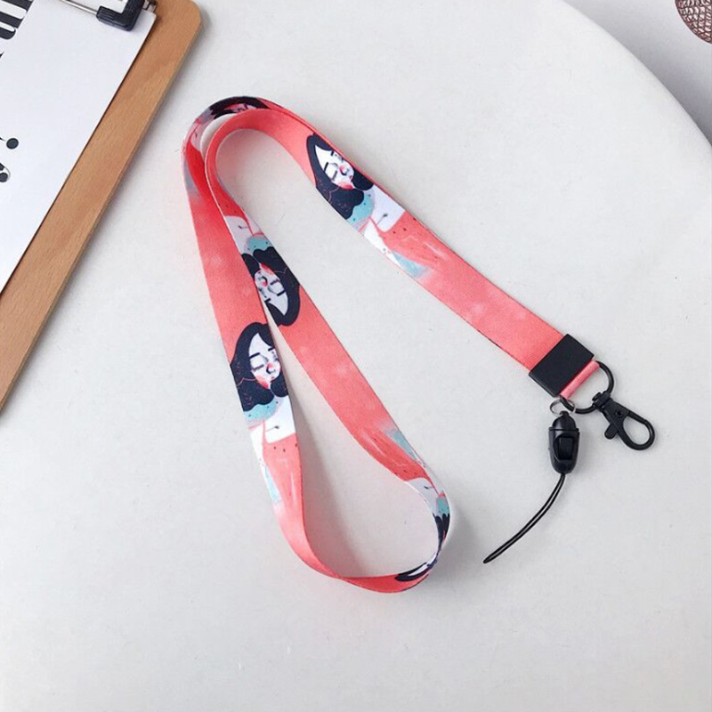 Dây Đeo Điện Thoại Họa Tiết Hoạt Hình Nhiều Màu Sắc Xinh Xắn