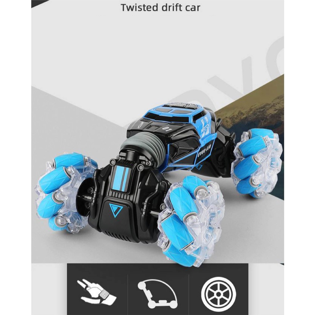 XE Ô TÔ TWISTED DRIFT CAR BIẾN HÌNH 360 ĐIỀU KHIỂN BẰNG CỬ CHỈ TAY VÀ REMOTE TỪ XA