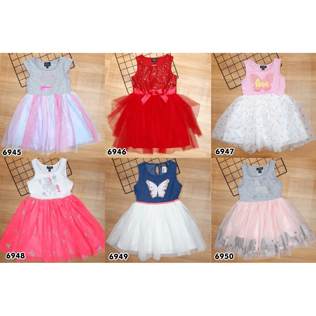 ĐẦM BÉ GÁI XÒE NHIỀU LỚP DỄ THƯƠNG ZUNIE CHO BÉ TỪ 13KG - 35KG (2)