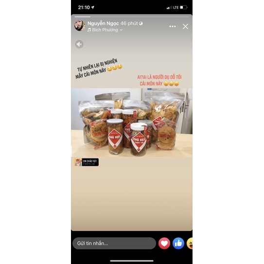 500GR KHÔ HEO CHÁY TỎI LOẠI NGON NHÀ DÂU TÂY