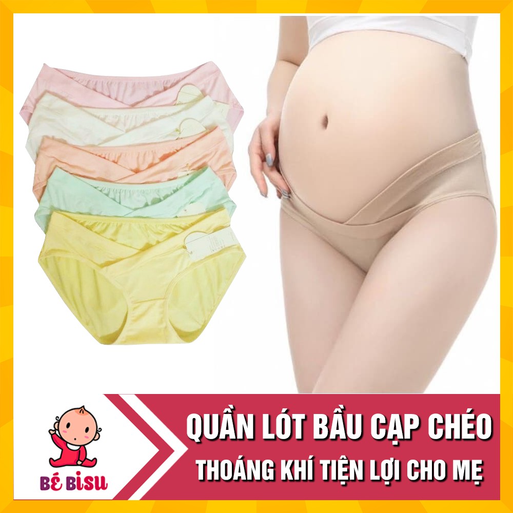 Quần lót bầu cạp chéo cho mẹ - loại đẹp