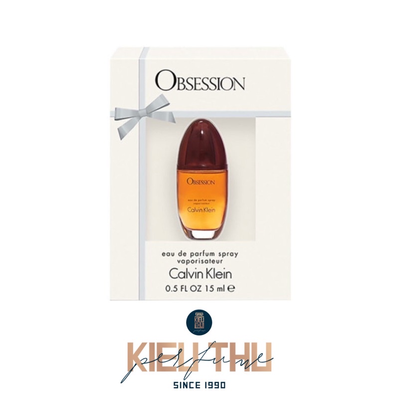 《Chính Hãng》Nước hoa mini Calvin Klein Obsession eau de parfum spray/ vaporisateur 15ML