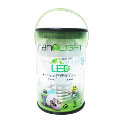 Đèn Lồng Led Sạc Nanolight LL-001 tặng bóng đèn 3W
