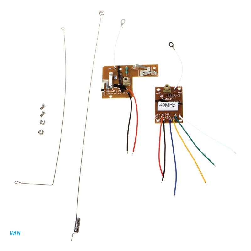 Bảng Mạch Thu Và Nhận Tín Hiệu Điều Khiển Từ Xa 4CH 40MHZ Kèm Ăng Ten Cho Xe Hơi/ Robot Điều Khiển Từ Xa DIY