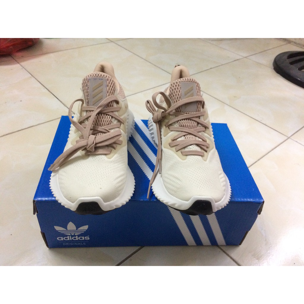 Sale xả kho GIÀY Adidas Alpha MẦU TRẮNG GÓT HỒNG 👟 [ HOT HIT ] RẺ VÔ ĐỊCH . ₆ . ~