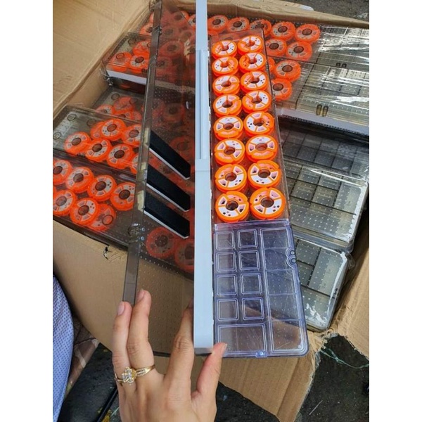 Hộp Đựng Phao Silicon Dành Cho Câu Đài. Phao Đa Năng Chất Liệu ABS