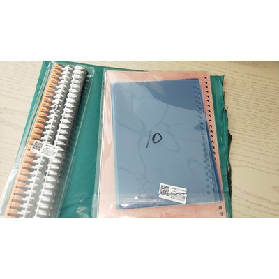 Gáy còng nhựa làm sổ handmade, lịch handmade tiện dụng