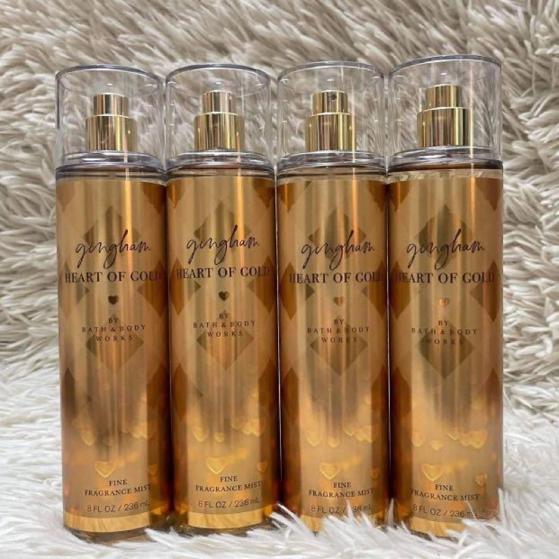 Xịt thơm lưu hương toàn thân Bath and Body Works-Gingham heart of gold 236ml
