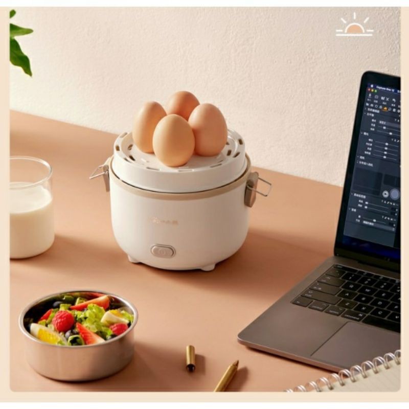 Hộp cơm điện văn phòng Bear DFH-B15N1 3 khay inox, giảm ồn | BigBuy360 - bigbuy360.vn