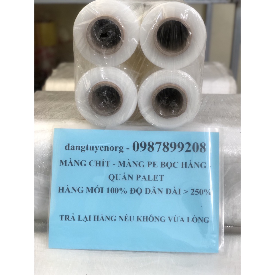 Màng PE quấn hàng,màng chít quấn hàng khổ 50cm( hàng nhựa nguyên sinh, chất lượng tốt)