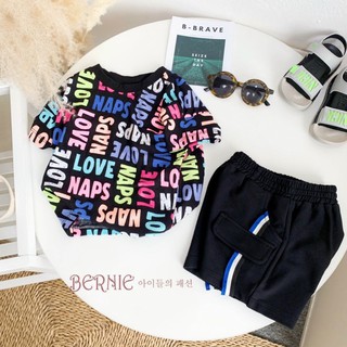 Set cotton chữ bé trai