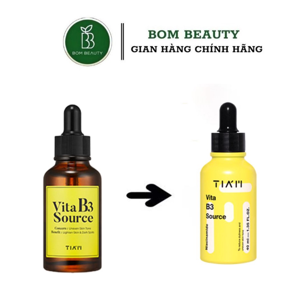 Serum Tinh Chất Dưỡng Trắng, Làm Sáng Da Tiam Vita B3 Source 40ml